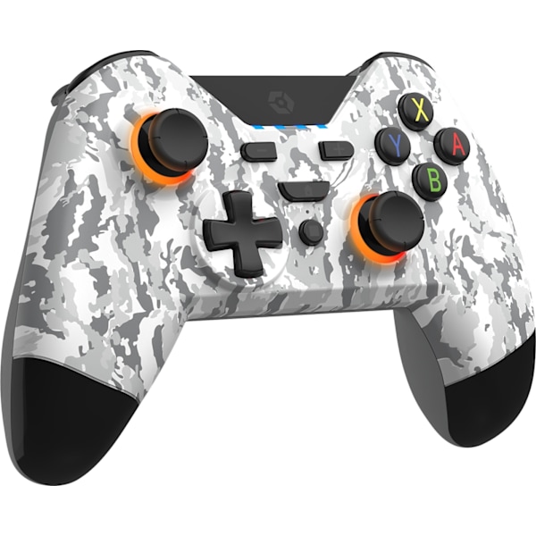 Gioteck WX4+ trådlös handkontroll, vit camo, Switch