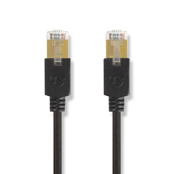 Nedis CAT6 Verkkokaapeli | RJ45 uros | RJ45 uros | F/UTP | 2.00 m | Pyöreä | LSZH / PVC | Antrasiitti | Laatikko