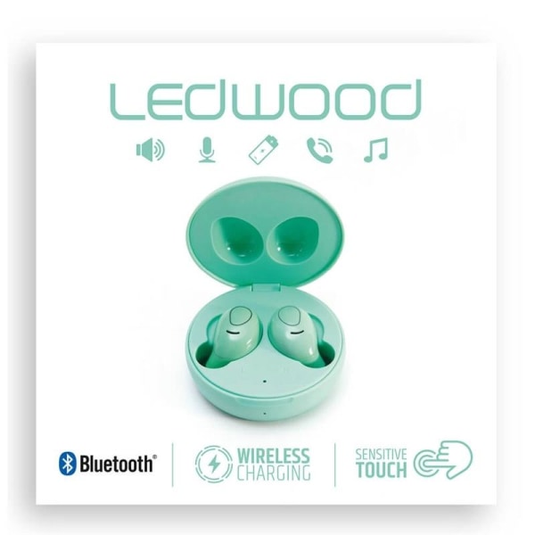 LEDWOOD Kuuloke i9 TWS  True Wireless In-Ear  Mint Mic Grön