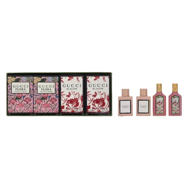 Gucci Ladies Garden Collection Miniatures 20 ml EDP - 4x5ml - 2x Bloom/2x Flora Gorgeous Gardenia