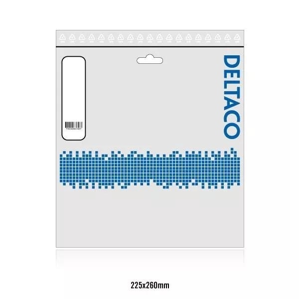 DELTACO fiberkabel, <b>LC - SC</b>, 9/125, OS2, duplex, singlemode, 3m