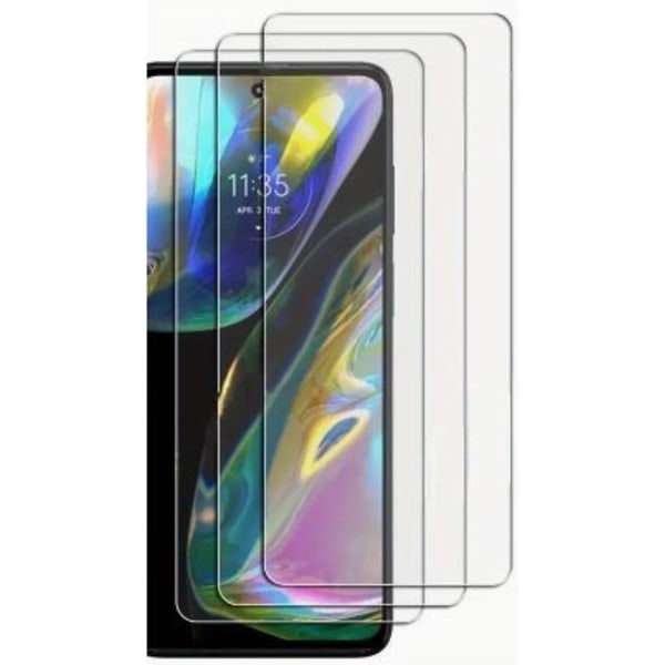 3-pack Näytönsuoja karkaistu lasi 2.5D Motorola Moto G13/G23/G53/G73/Honor 30s:lle Transparent