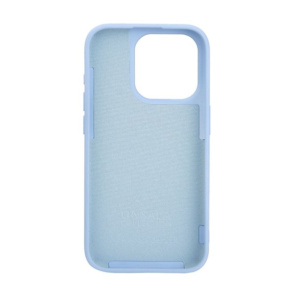 ONSALA Mobilcover Silikonefølelse MagSeries Lyseblå - iPhone 15 Blå
