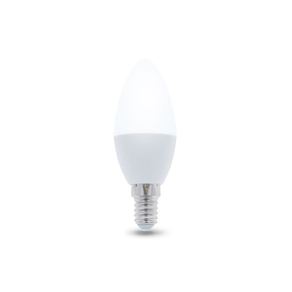 LED-Lampa E14, C37, 6W, 230V, 4500K, Vit neutral