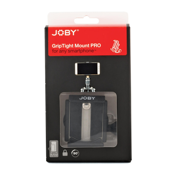JOBY Stativbeslag Smartphone GripTight Pro Sort