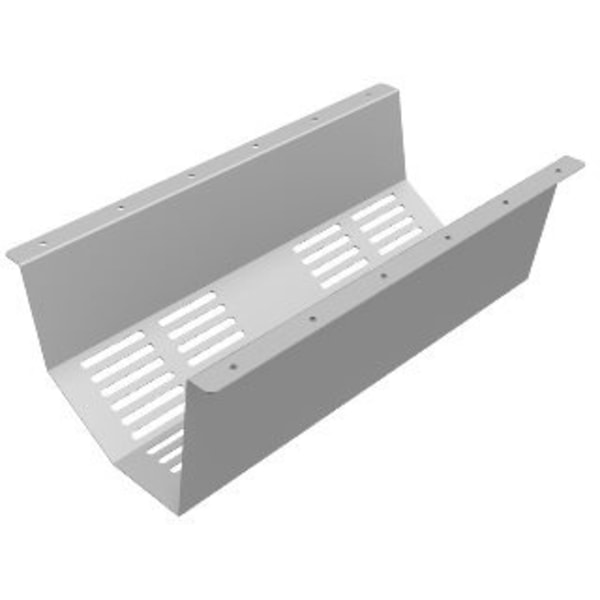 TopAcess 935-TK31 - Uttagsbrunn för ellist 370 x 200 mm, silver