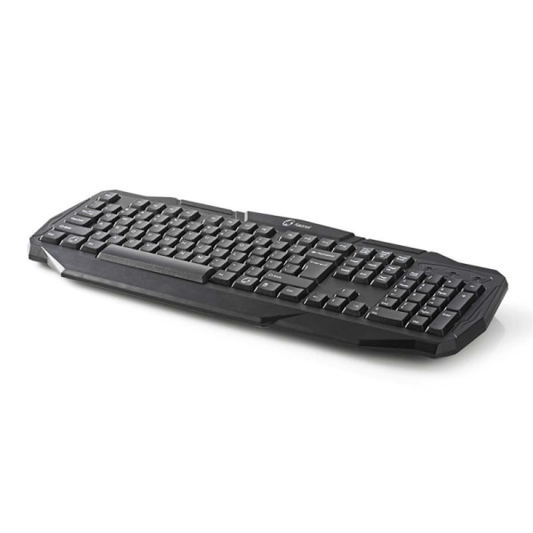 Nedis Wired Gaming Keyboard | USB 2.0 | Membrane Nøgler | LED | US international | US layout | USB Drevet | Strømkabellængde: 1.50 m | Gaming