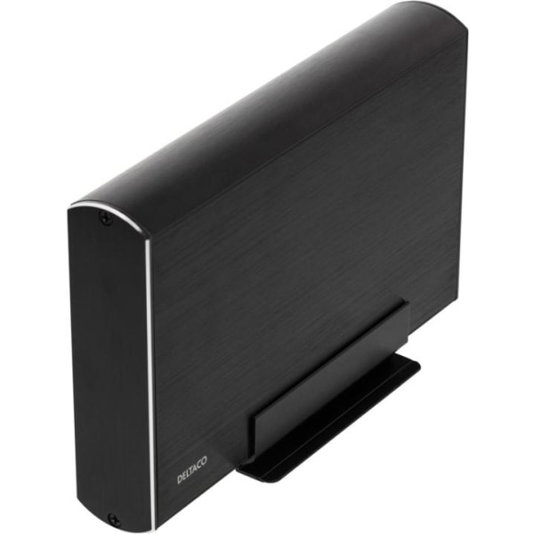 DELTACO externt kabinett för 1x3,5" SATA 6Gb/s-hårddisk, USB3 (M