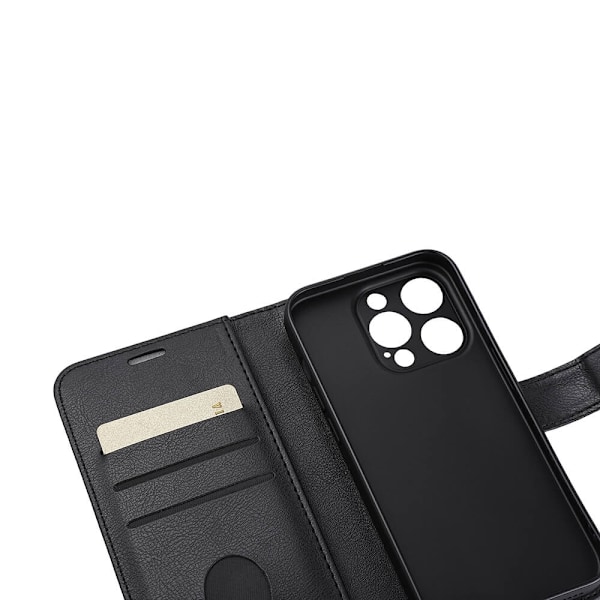 RADICOVER Mobilfodral Strålningsskydd PU MagS RFID Svart - iPhone 15 Pro Svart