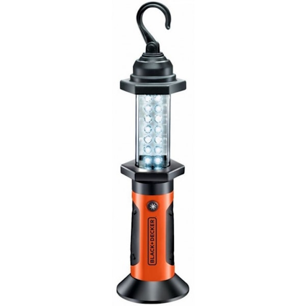 Black & Decker 14 LED-dioder & hängkrok Svart, Orange