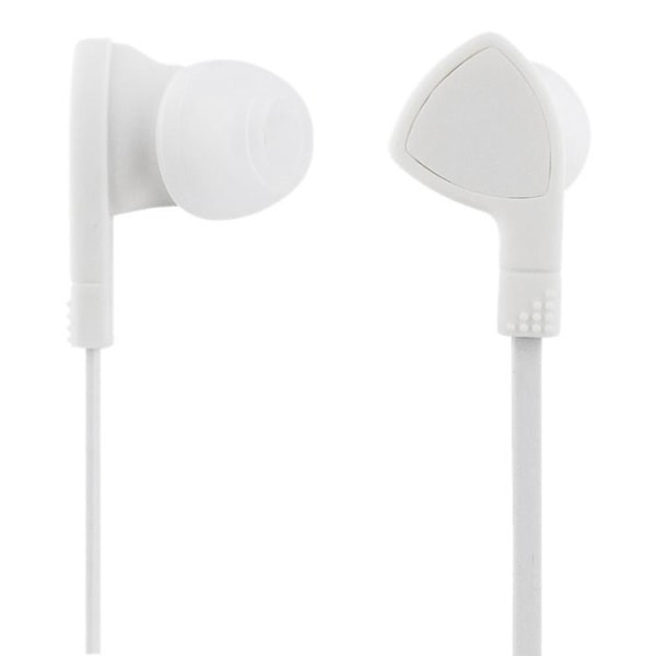 STREETZ In-ear høretelefoner med mikrofon, medie/svar knap, 3,5 mm, Vit