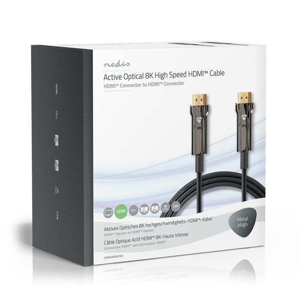 Nedis Aktiv Optisk Ultra High Speed ​​HDMI-Kabel med Ethernet |