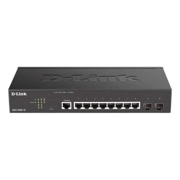 D-Link 8-port Gbit Managed Switch incl. 2 x SFP