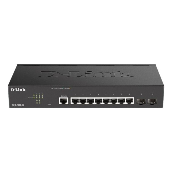 D-Link 8-port Gbit PoE Managed Switch incl. 2 x SFP