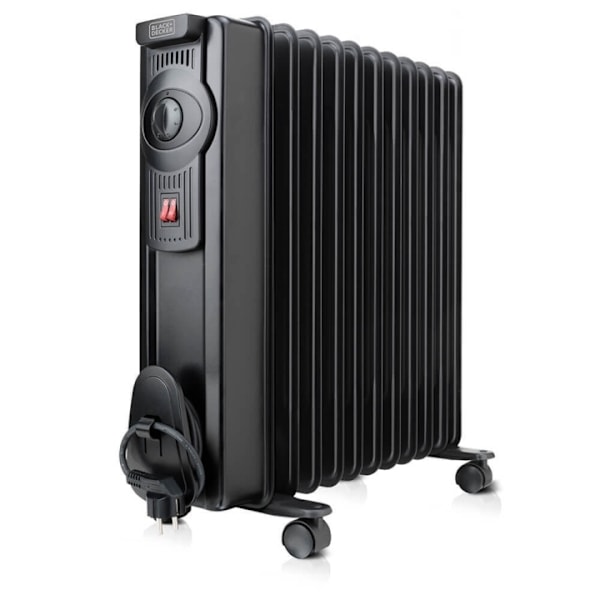 BLACK+DECKER Olieradiator 2300W Sort Sort