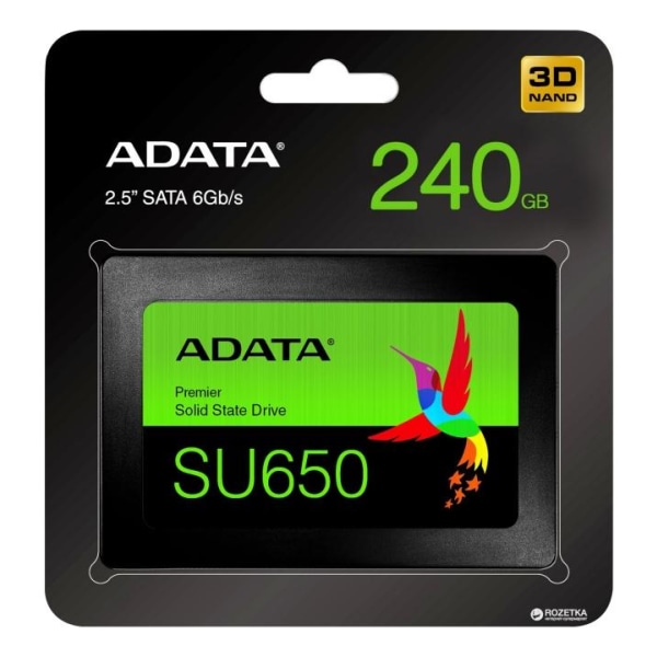 adata Ultimate SU650 2.5 ""SSD 240GB 3D NAND Flash 520MB/s