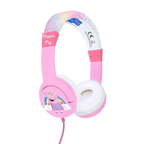 Peppa Pig Hörlur Junior On-Ear 85Db Prinsessan Peppa Rosa