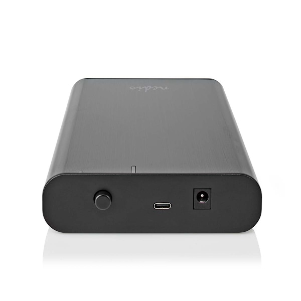 Nedis Kiintolevykotelo | 3.5 " | USB 3.1 Gen1 | USB Type-A / USB Type-C™ | Kannettava / PC | Alumiini
