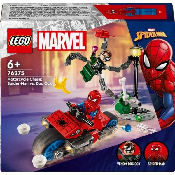 LEGO Super Heroes Marvel 76275 - Motorcykeljagt: Spider-Man v