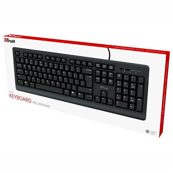 Trust Primo Tangentbord Nordisk layo