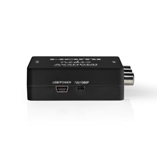 Nedis HDMI ™ Converter | 3x RCA Female | HDMI™ Output | 1-vejs | 1080p | 1.65 Gbps | ABS | Antracit