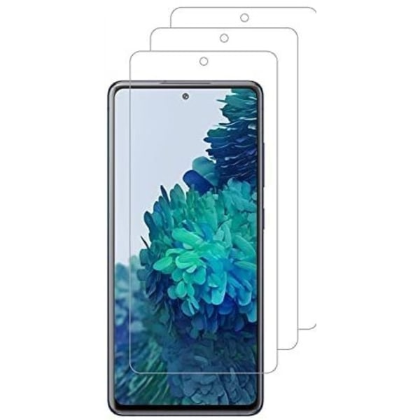 3-pak Hærdet glas skærmbeskyttelse 2,5D til Samsung Galaxy M31S / S20 Transparent