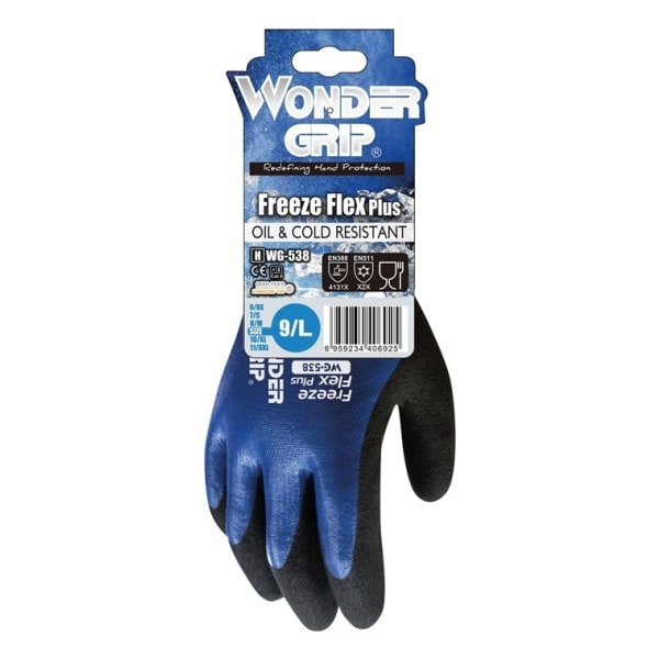 Wonder Grip WG-538 Byggarbetsplats, Jordbruk, Avfallsindustri, Kyltransporter, Vintertjänster, Size: M/8