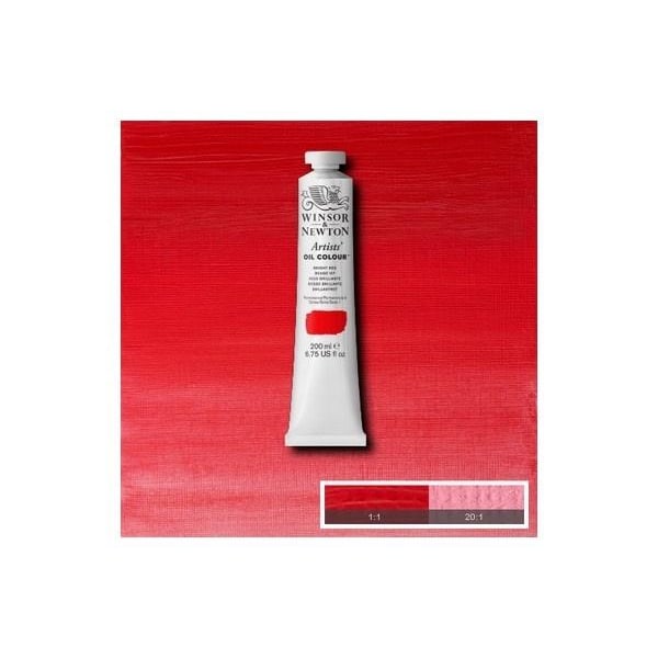 Artists Oil Col 200ML BRIGHT RED 042