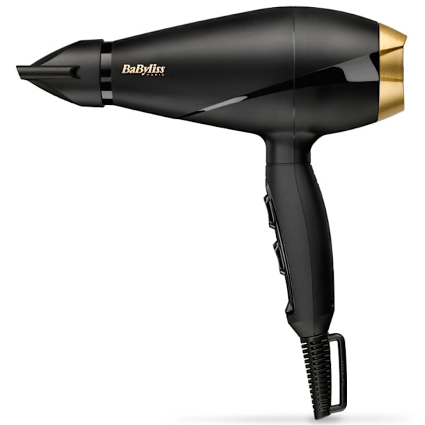 Babyliss Hårfön Power Pro 2000 6704E Svart, Guld