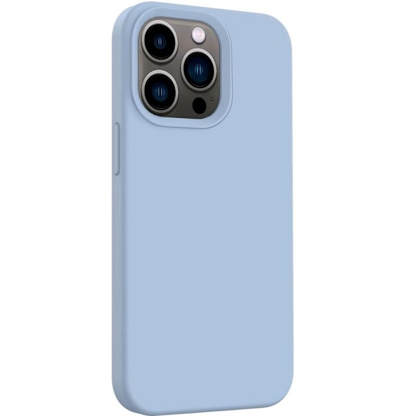 Silikonecover til iPhone 15, Himmelblå Blå