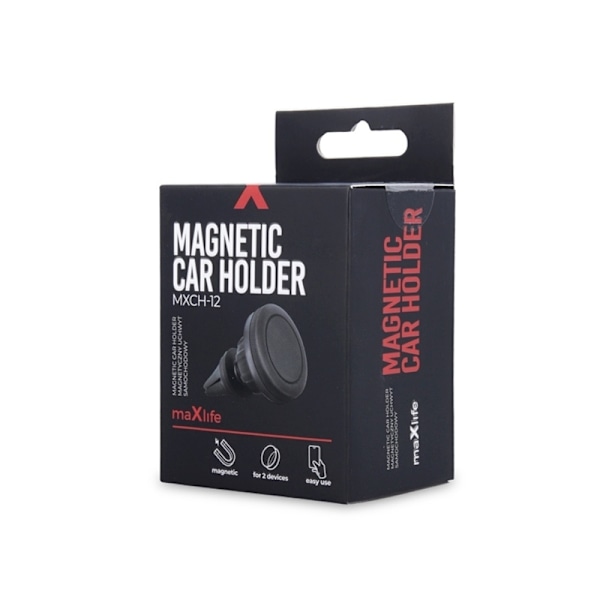 Maxlife MXCH-12 - Magnetisk Bilhållare för fläktgaller, Svart