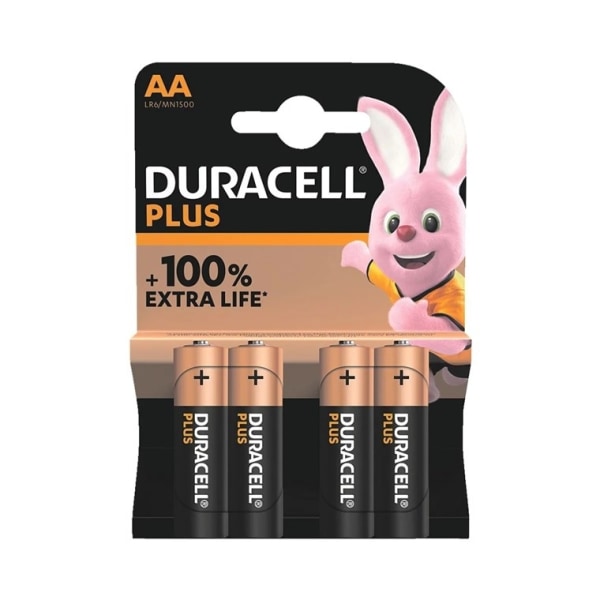 Duracell LR6/AA (Mignon) (MN1500) batteri, 4 st. blister alkalis
