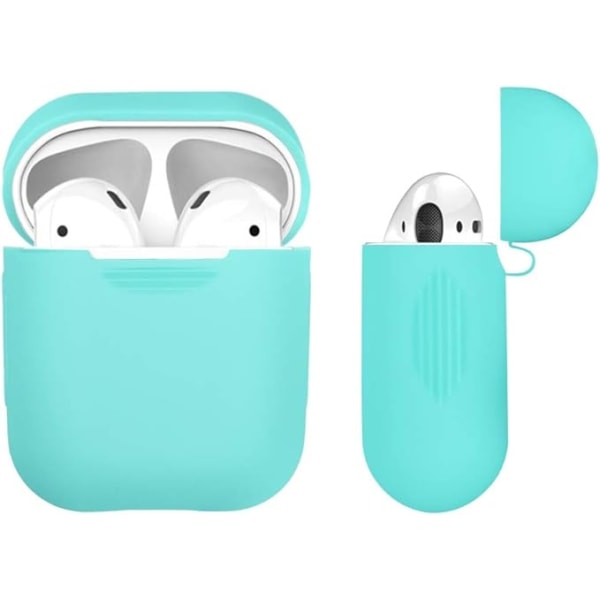 Skyddsfodral i silikon till Apple Airpods, Blå