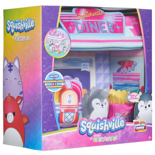 Squishmallows Squishville Play Scene - Darling Diner