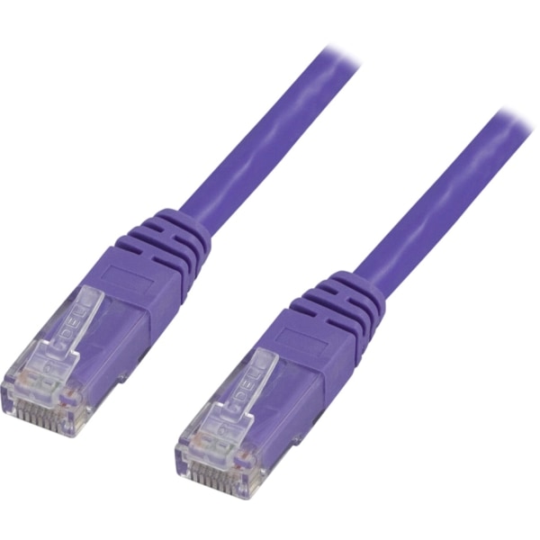 DELTACO U/UTP Cat6 patchkabel 0,75m, lila (TP-607P)