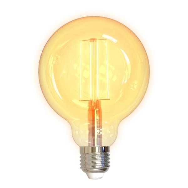 DELTACO SMART HOME FILAMENT LED-lampa, E27, WiFI, 5.5W, 1800K-6500K