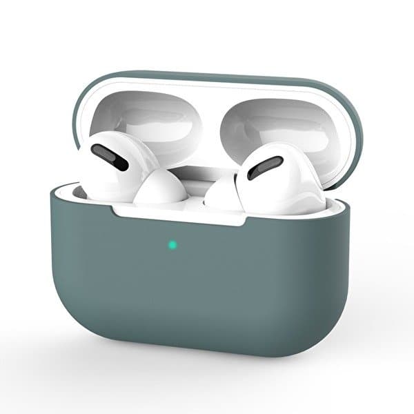 Silikonisuojakotelo Apple Airpods Prolle, Vihreä