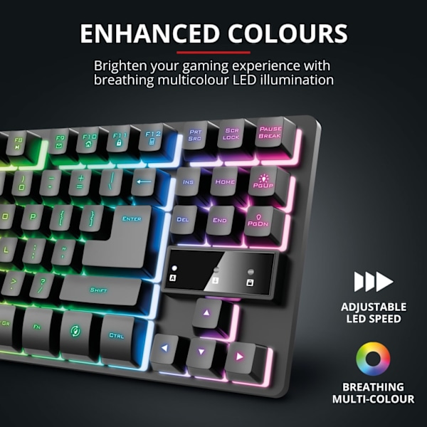 Trust GXT 833 Thado TKL RGB Gaming K