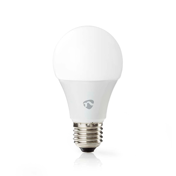 Nedis SmartLife Fuld Farve Pære | Wi-Fi | E27 | 806 lm | 9 W | RGB / Varm til kølig hvid | 2700 - 6500 K | Android™ / IOS | Pære | 1 stk