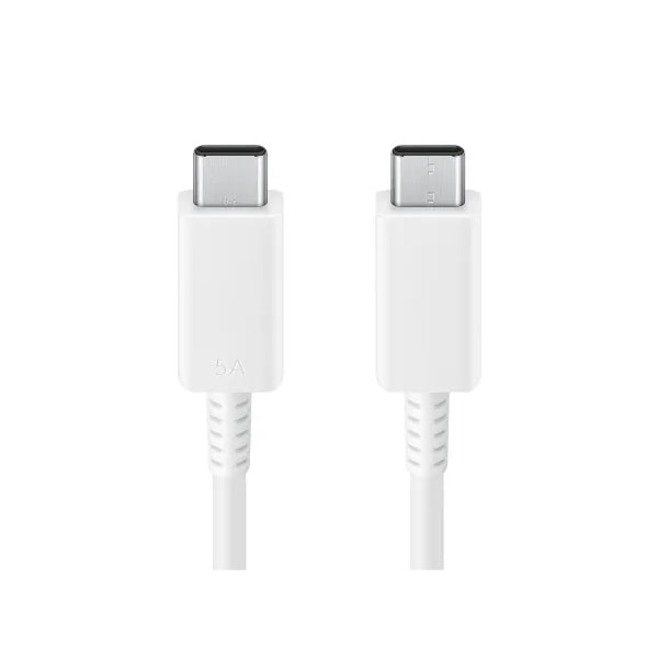 Samsung EP-DX510 USB-C-USB-C-latauskaapeli 5A, 1,8 m, valkoinen