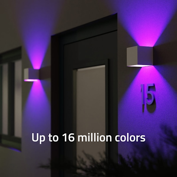 Hombli Outdoor Smart Light Wallmount RGB CCT White