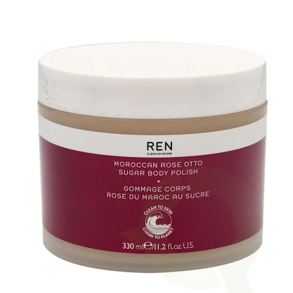 REN Moroccan Rose Otto Sukker Body Polish 330 ml