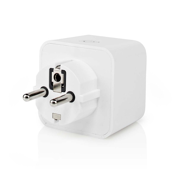Nedis SmartLife Smart Plug | Wi-Fi | Effektmåler | 3680 W | Type F (CEE 7/7) | 0 - 55 °C | Androidâ„¢ / IOS | Hvid | 3 stk
