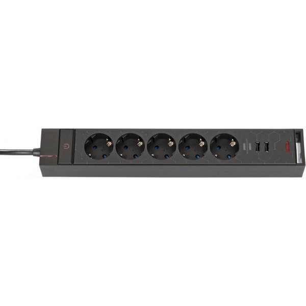 Brennenstuhl Gamingstik GSL 05 5-vejs med 2 USB-opladningsfunkti