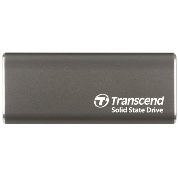 Transcend Portabel SSD ESD256C USB-C 500Gb 10Gbps (R1050/W950 Mb/s) Aluminium