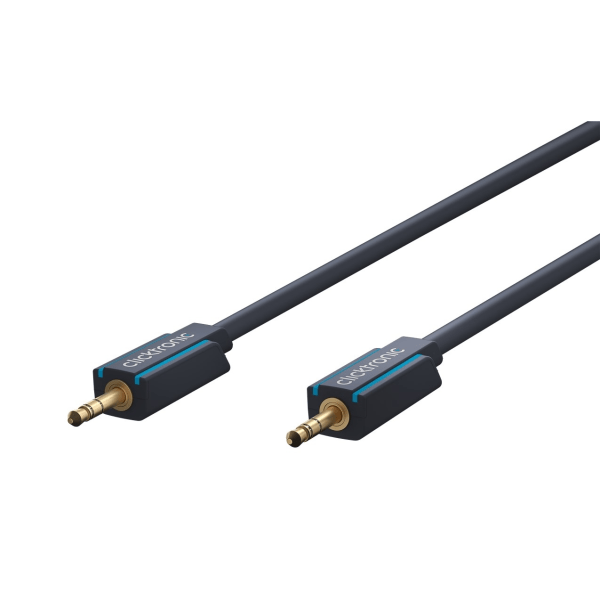 ClickTronic 3,5 mm AUX-kabel, stereo Premium-kabel | 1x 3,5 mm ja