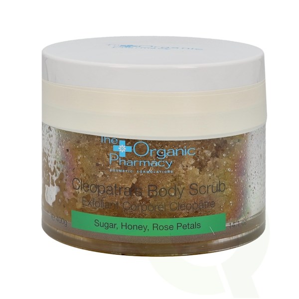 The Organic Pharmacy Cleopatra's Body Scrub 400 g Sugar, Honey & Rose Petals