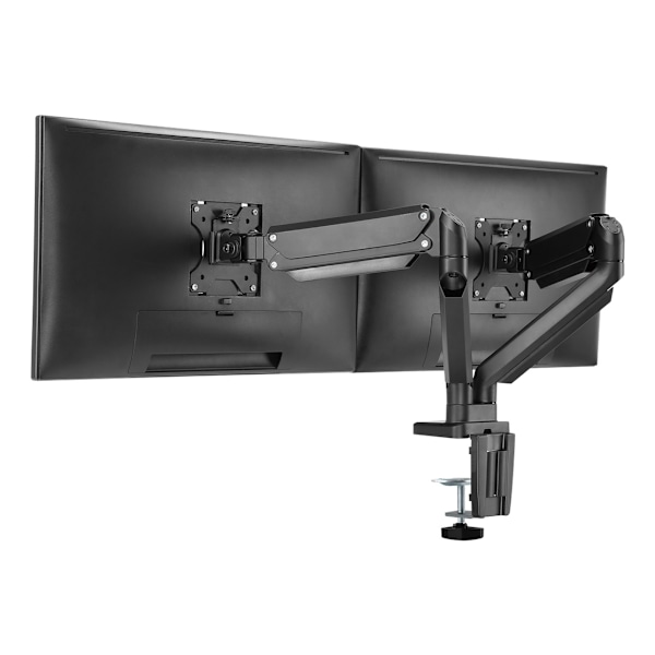 DELTACO Office, Dual desk, gas spring,17"-32",1,5-8kg,75x75-100x100