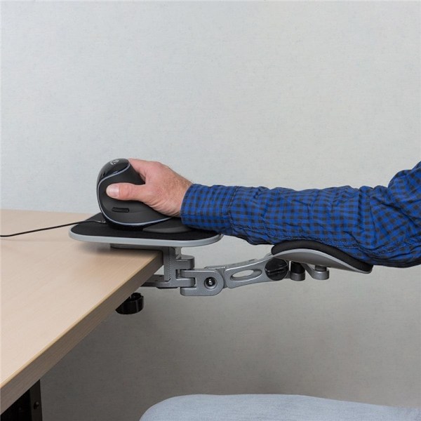 Nedis arm stöd | Antal pivot poäng: 3 Ledpunkt(er) | Armens längd: 150 | Max. lastkapacitet: 5 kg | Vridningsvinkel: 90 ° | Med musplattform