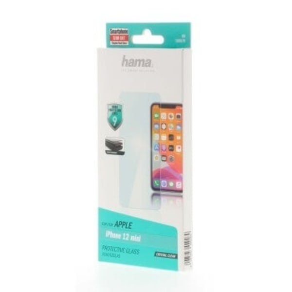 Hama Härdat Glas Full Cover iPhone 12 mini Transparent